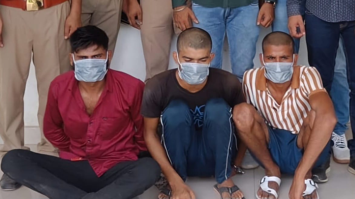 Gajendra was murdered by his wife, son and son-in-law.