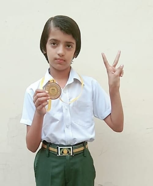Yakshu won silver medal in taekwondo competition