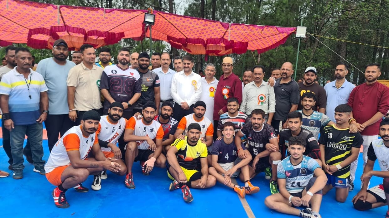 Palampur team won the Kabaddi trophy