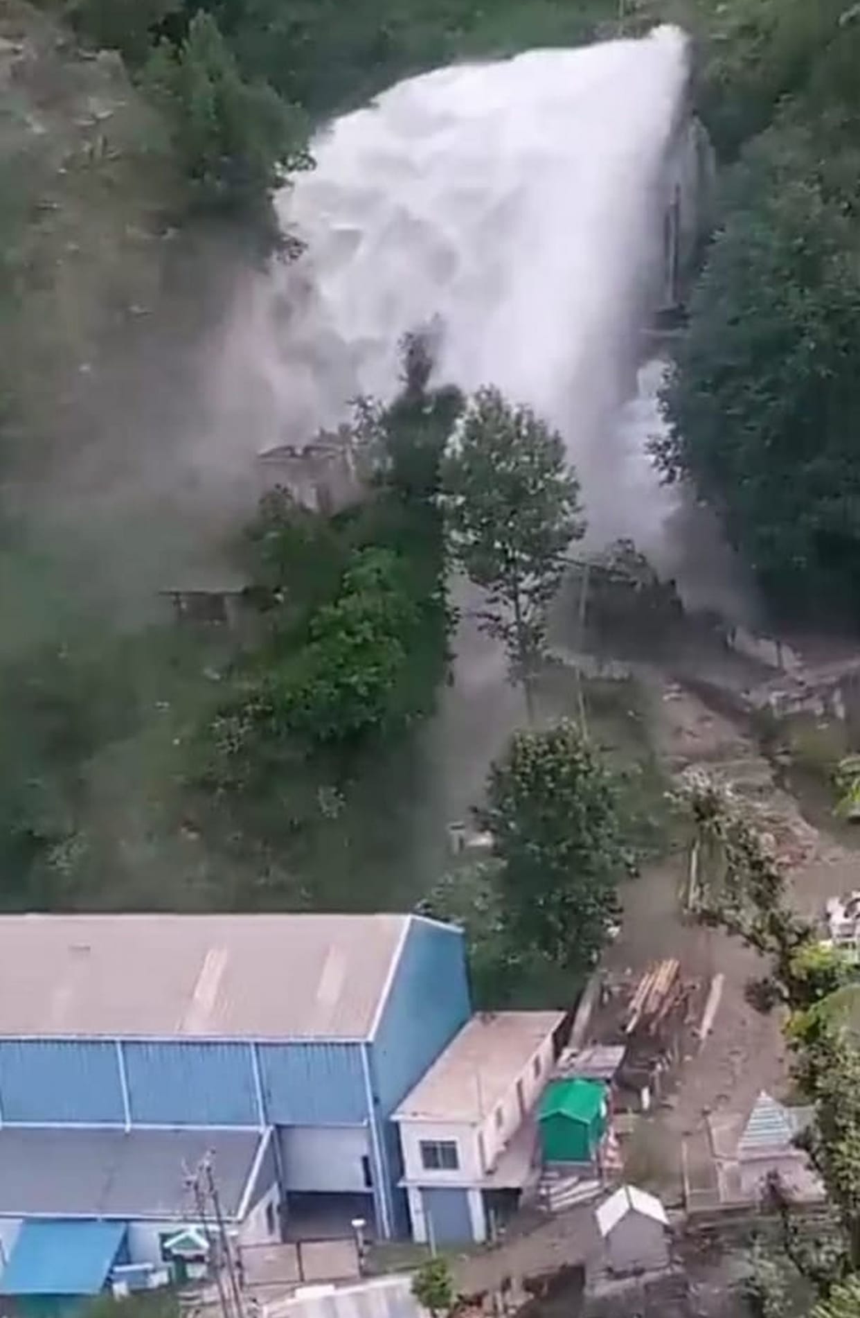 Chaos due to bursting of pan stock pipe in power project