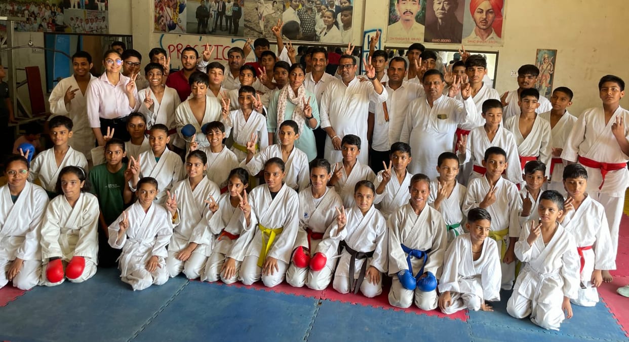 Won gold medal in Karate Championship