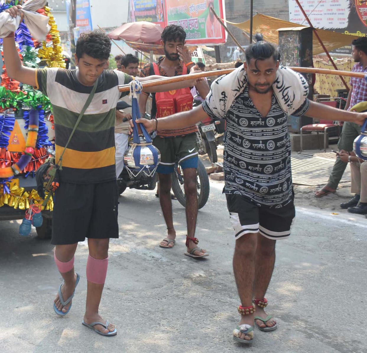 Temples were decorated in the city, chants of Bam-Bam Bhole started resonating.