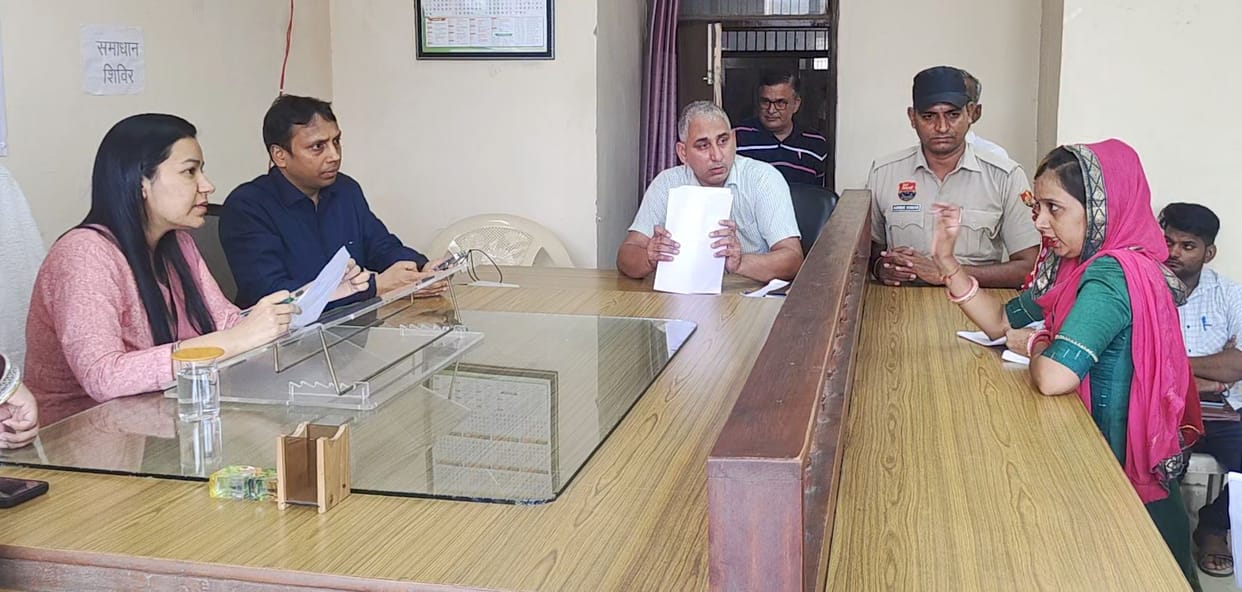Pension made on the spot for two people in Samadhan Camp
