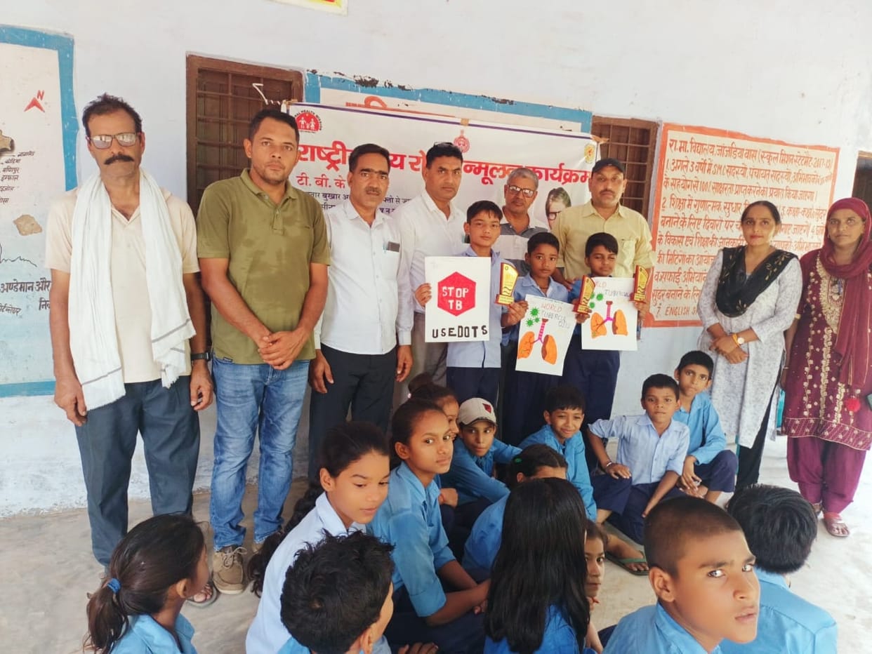 Gave information about TB prevention through painting competition