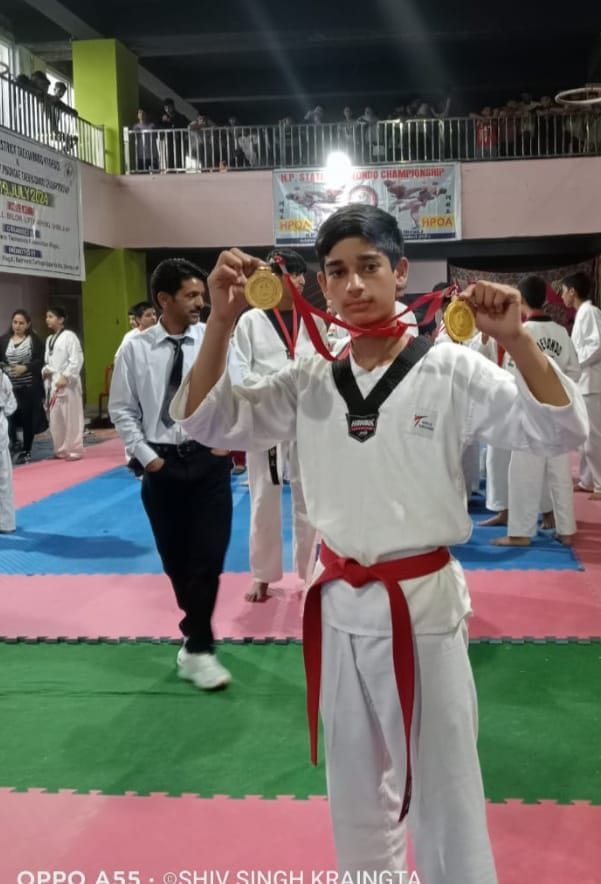 Rampur players won 8 gold and 4 silver medals in state level Taekwondo.