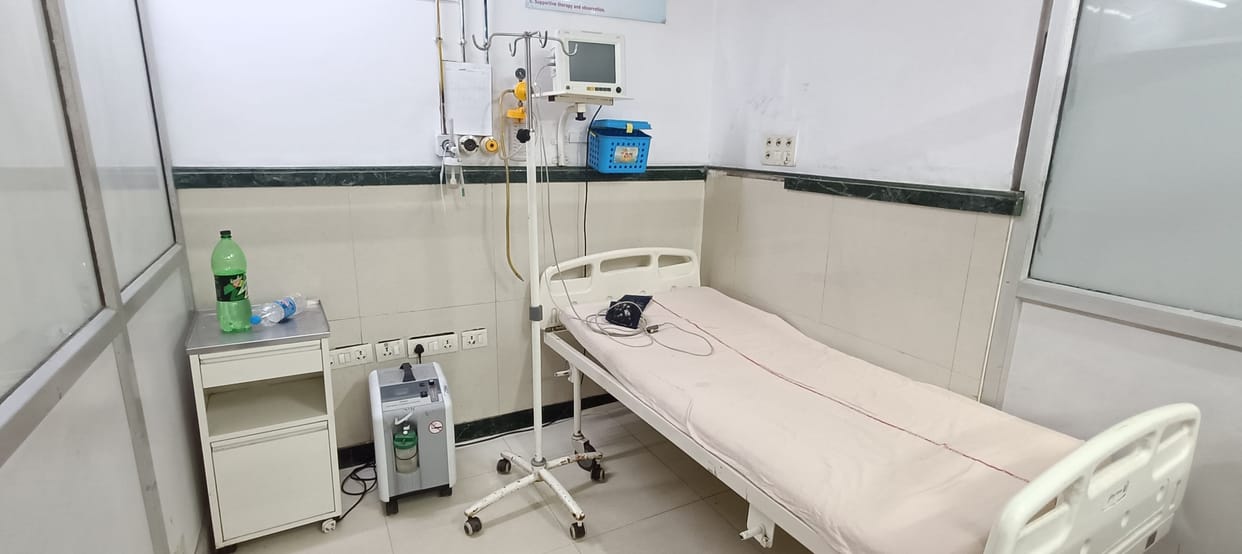 ICU ward empty in district headquarters, arrangements on ventilator