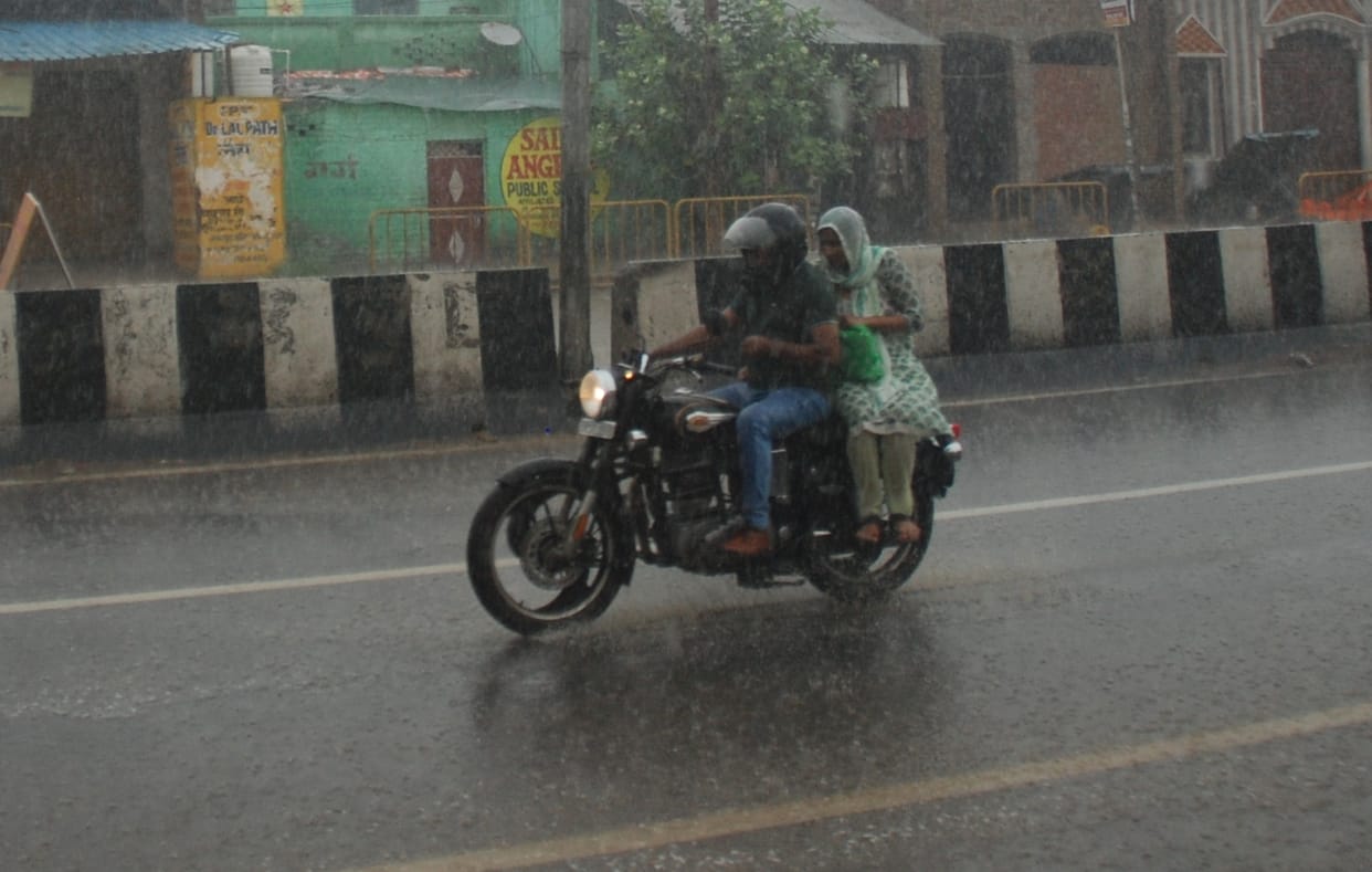 There was no relief from the heat even after the rain