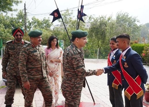 Lieutenant General Mohit Wadhwa reached APS School Dagshai