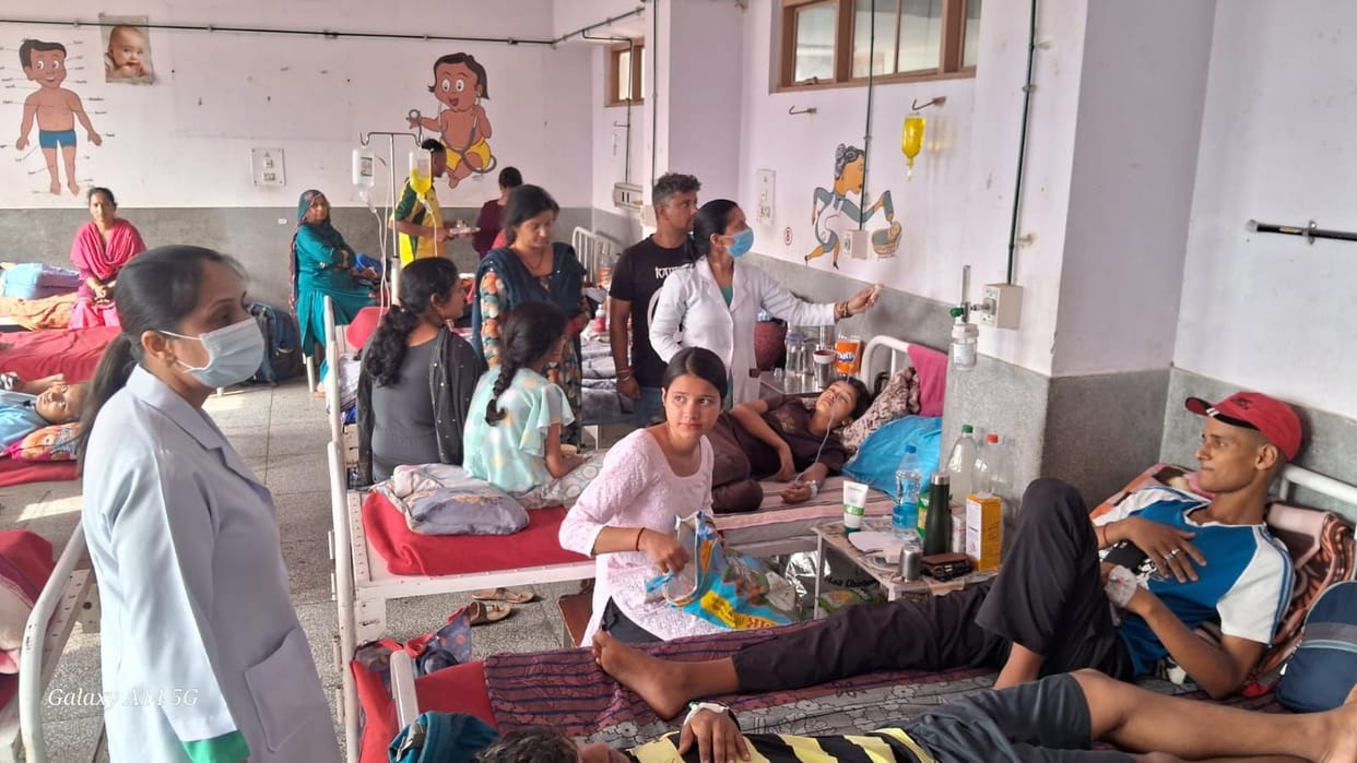 The number of jaundice patients in Joginder Nagar crossed 200, the situation started worsening.