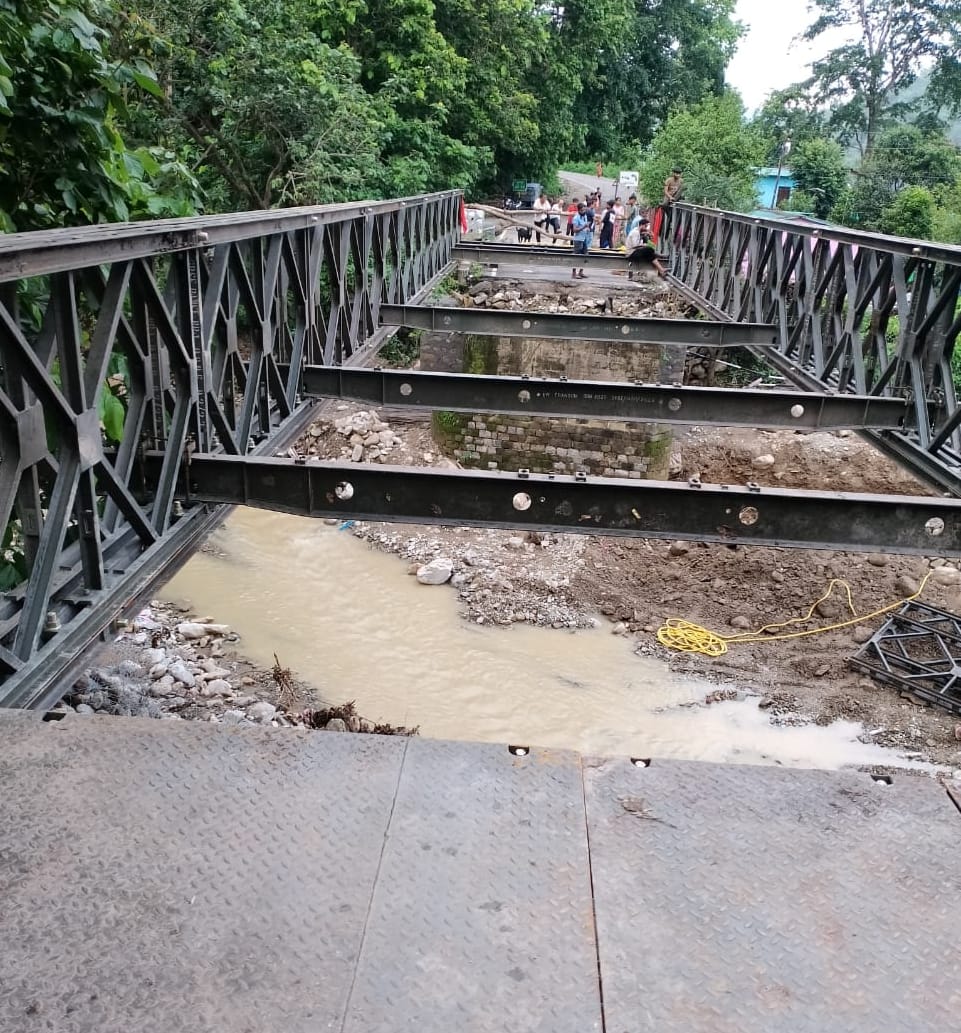 Bailey bridge on Paniyali drain expected to be constructed by 28