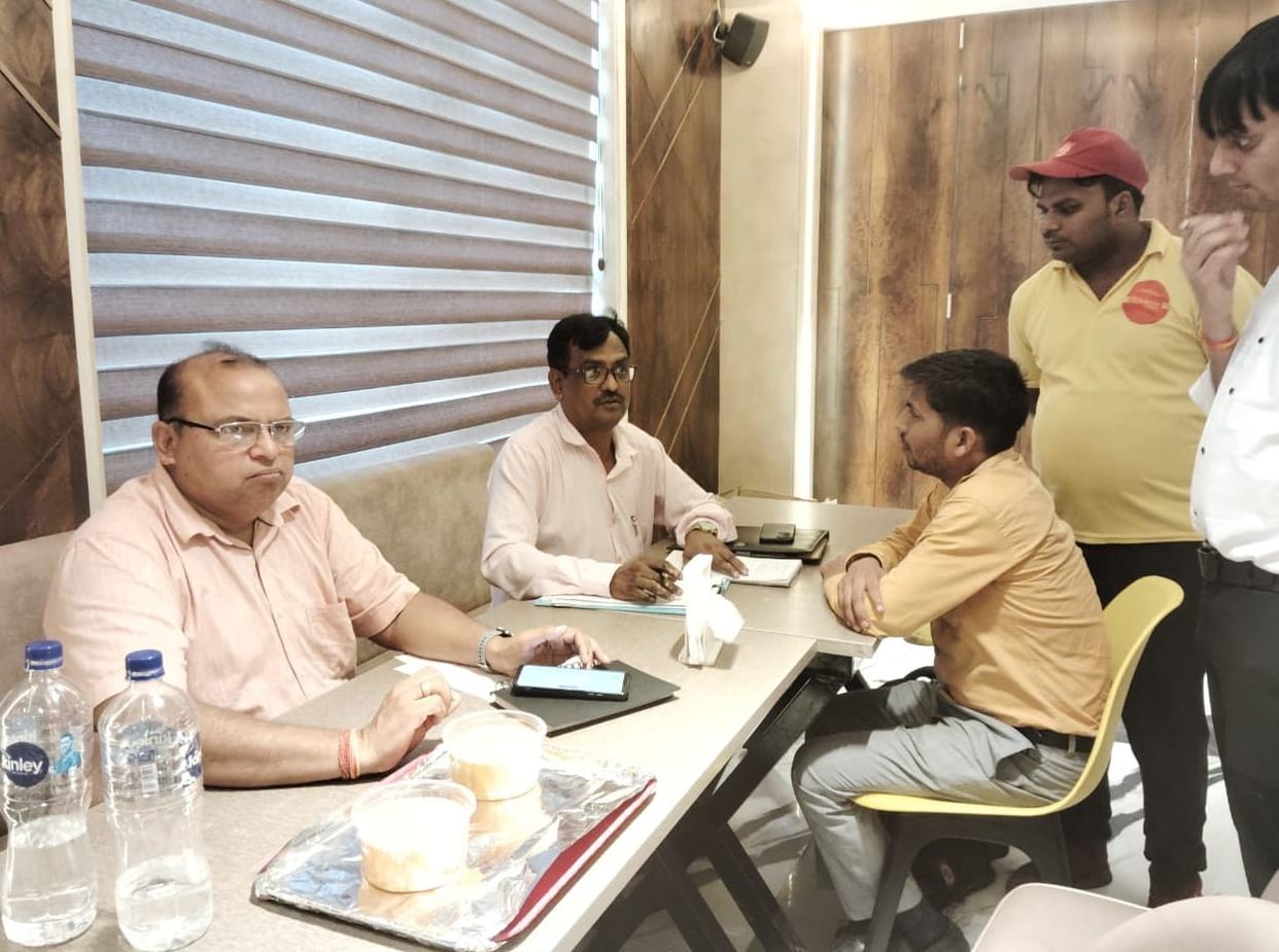 Food Safety Department team took samples of oil and cheese