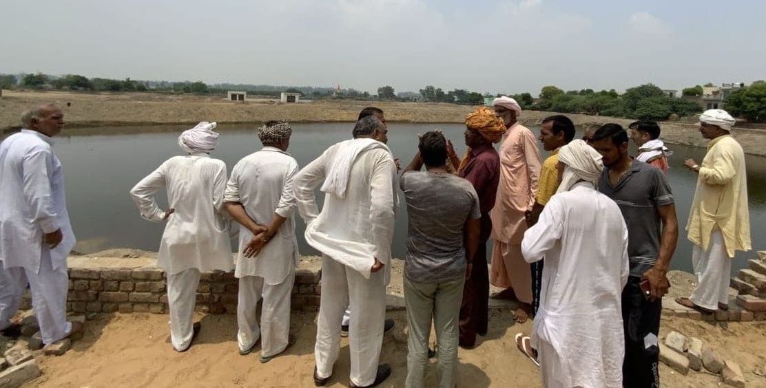 Executive Vice President of Pond Authority inspected the ponds