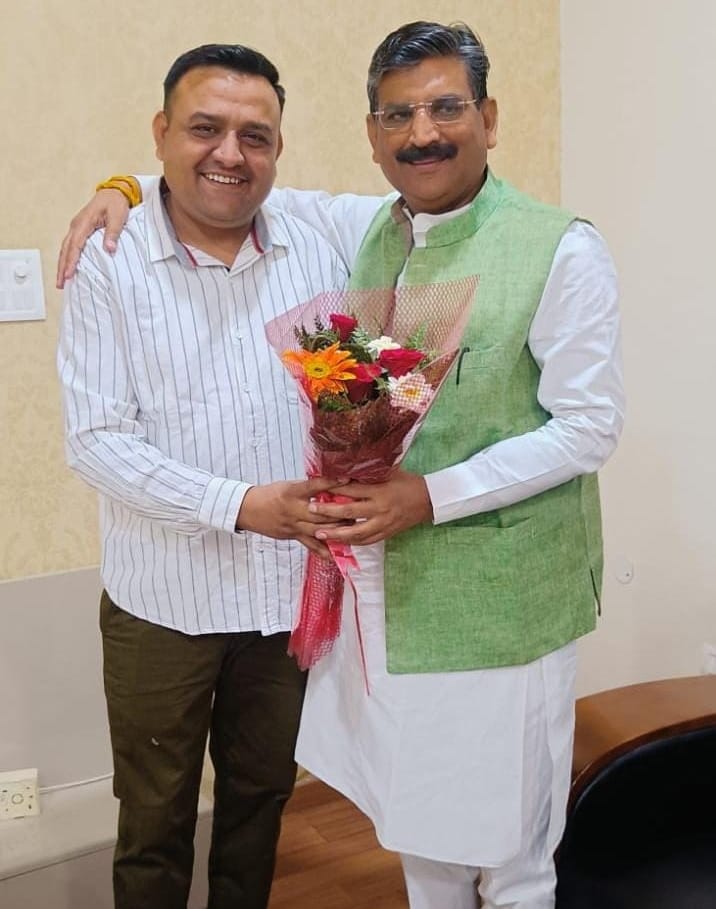 Sanjay Balhara congratulated the newly appointed State General Secretary
