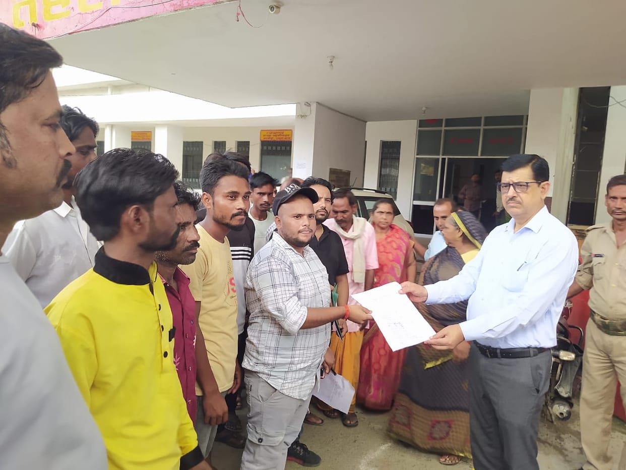 Opposition to unloading of coal in the depot, memorandum submitted