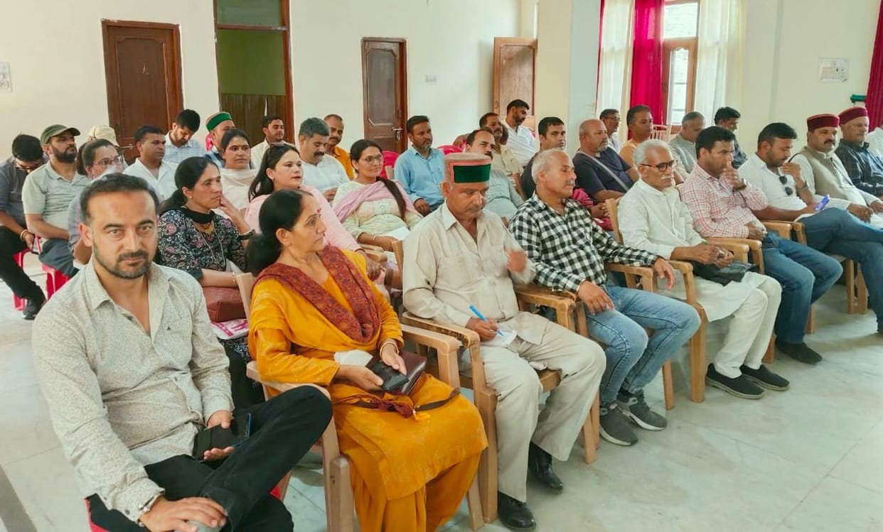 Review meeting of Rampur BJP Mandal, Rampur Bushahr