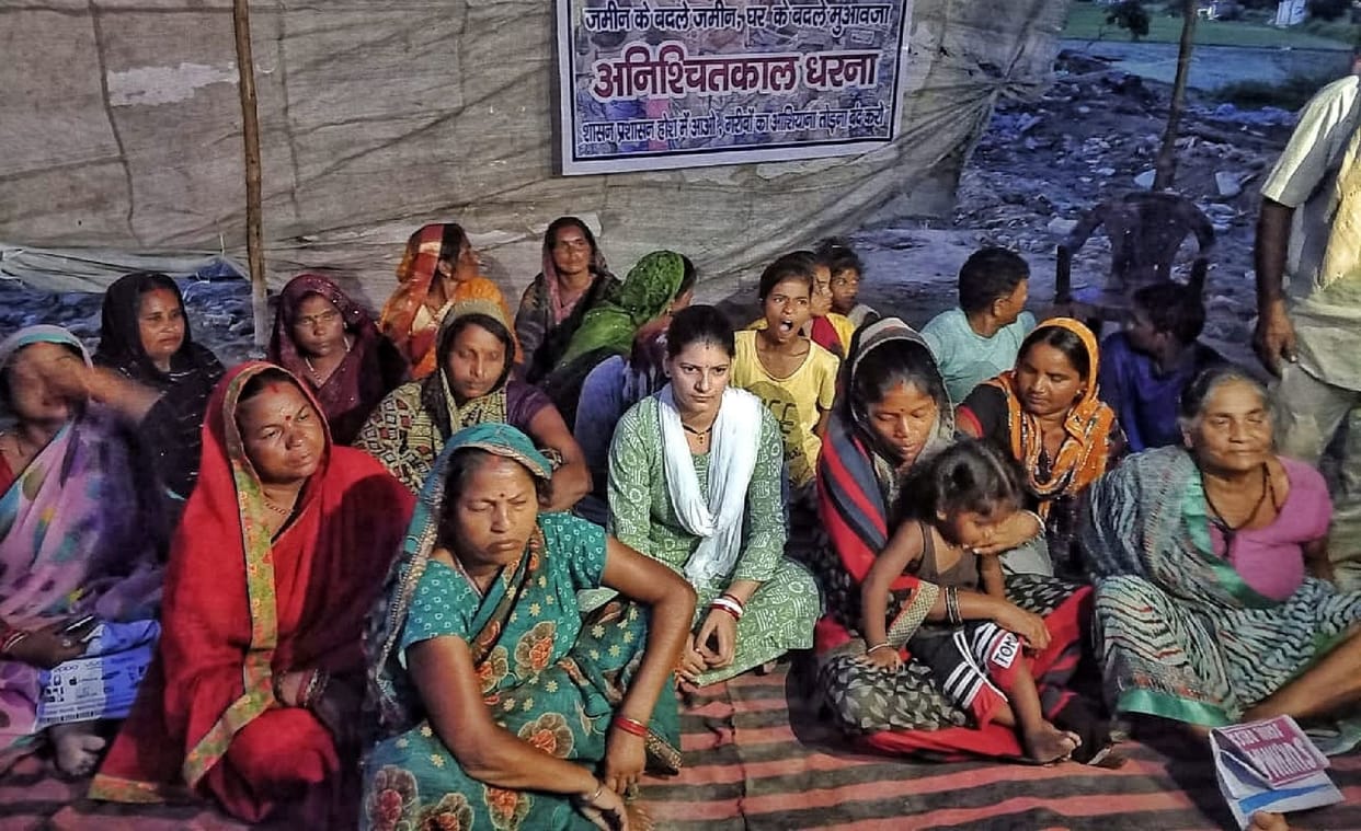 Devastated families continued their strike for the fifth day