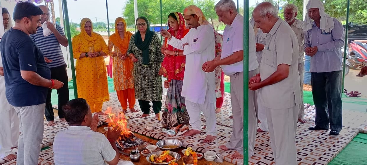 Inauguration of camp for Kanwariyas