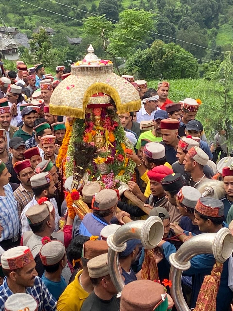 God Balunag performed the Lakshman Rekha ritual