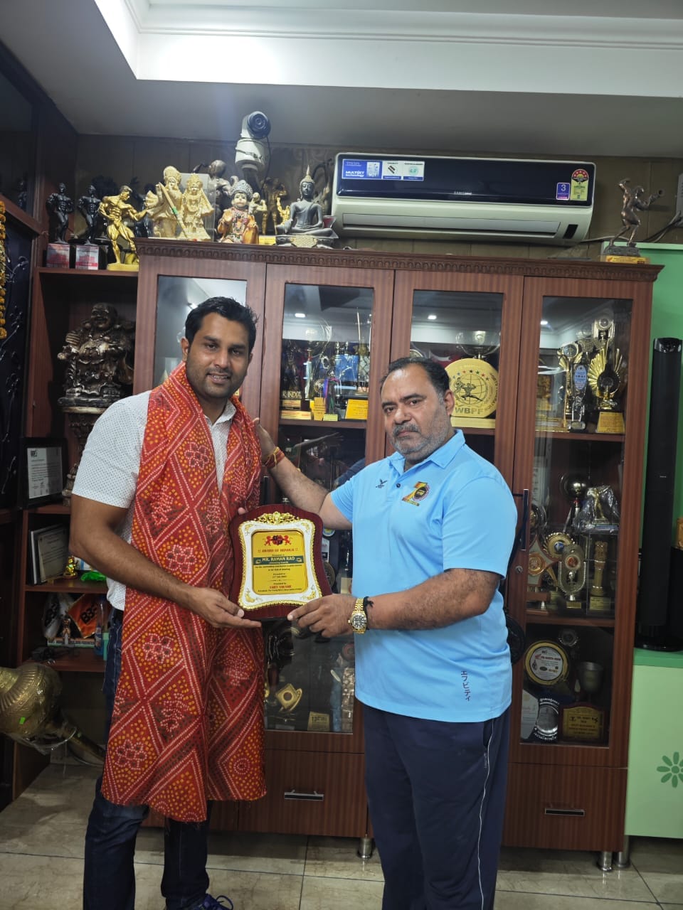 International shooter Raman honored
