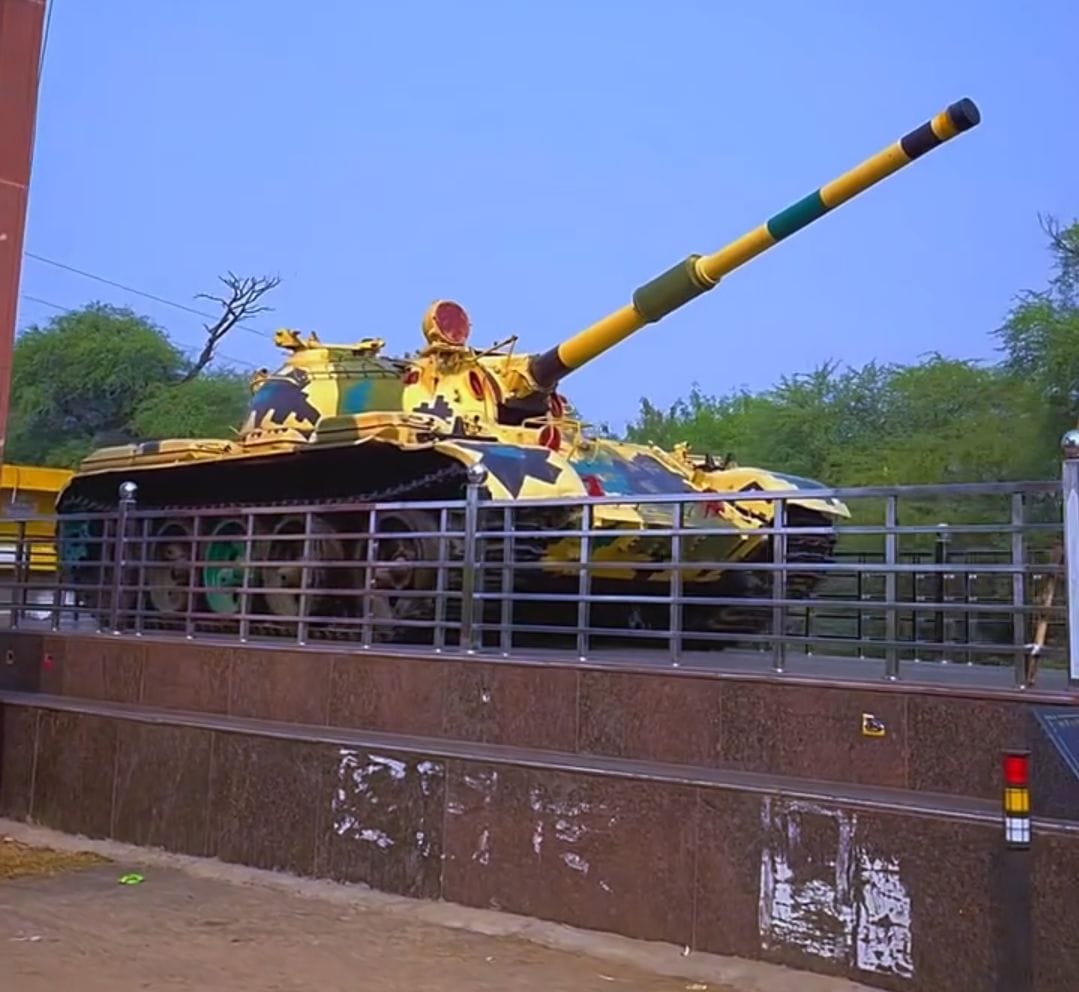 This is a village of brave soldiers... Every other house in Bapoda village has a son who is a soldier.