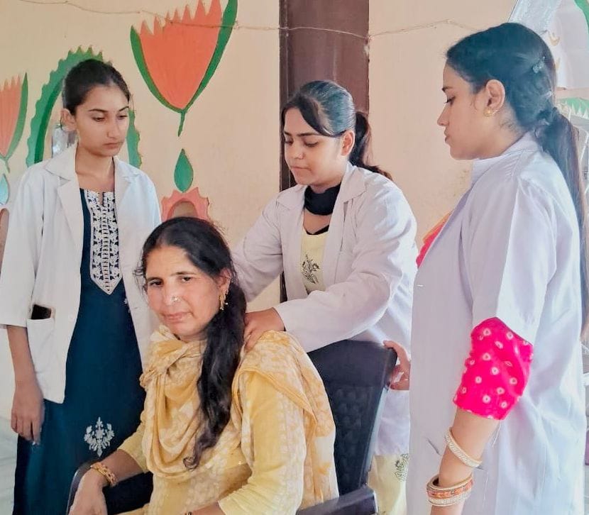200 people got tested in physiotherapy camp