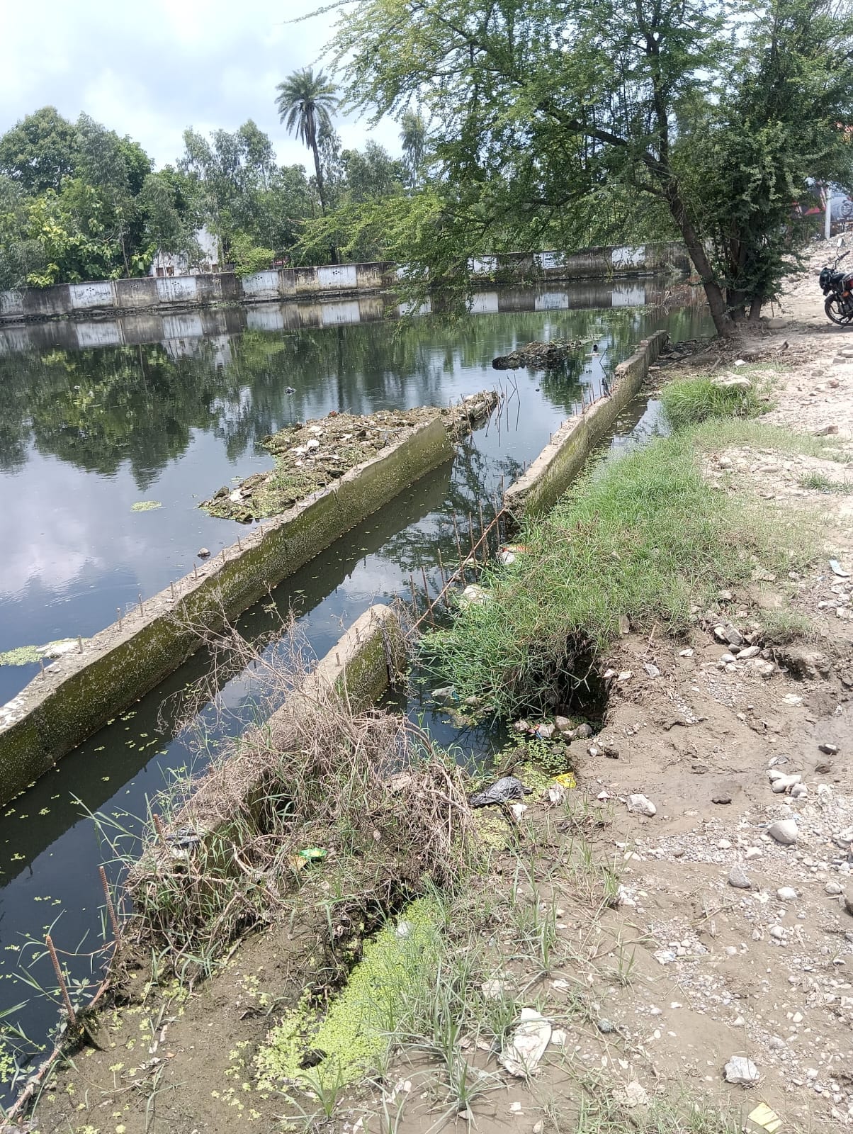 Repair of drains that collapsed during rain has not started yet, responsible people are unaware