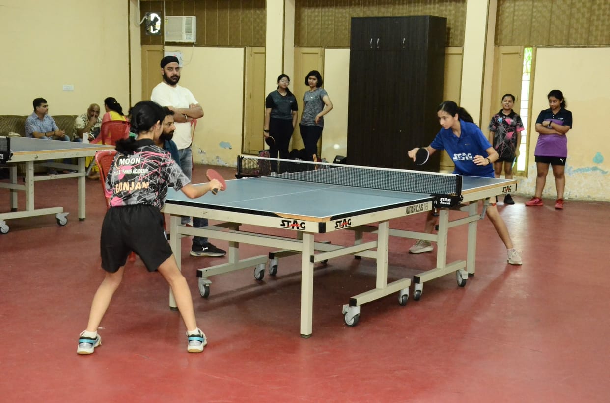 Zone Jammu and Gandhi Nagar Champion in Table Tennis