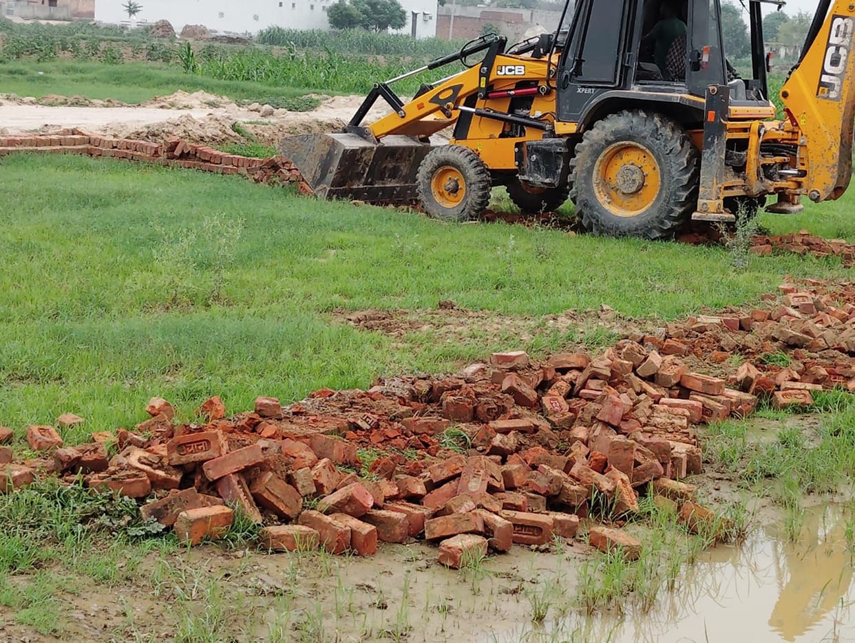 Bulldozers moved over illegal colonies