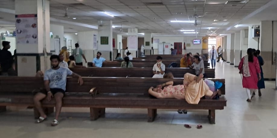 Deputy CMO took over OPD, Medical Superintendent looked after the arrangements