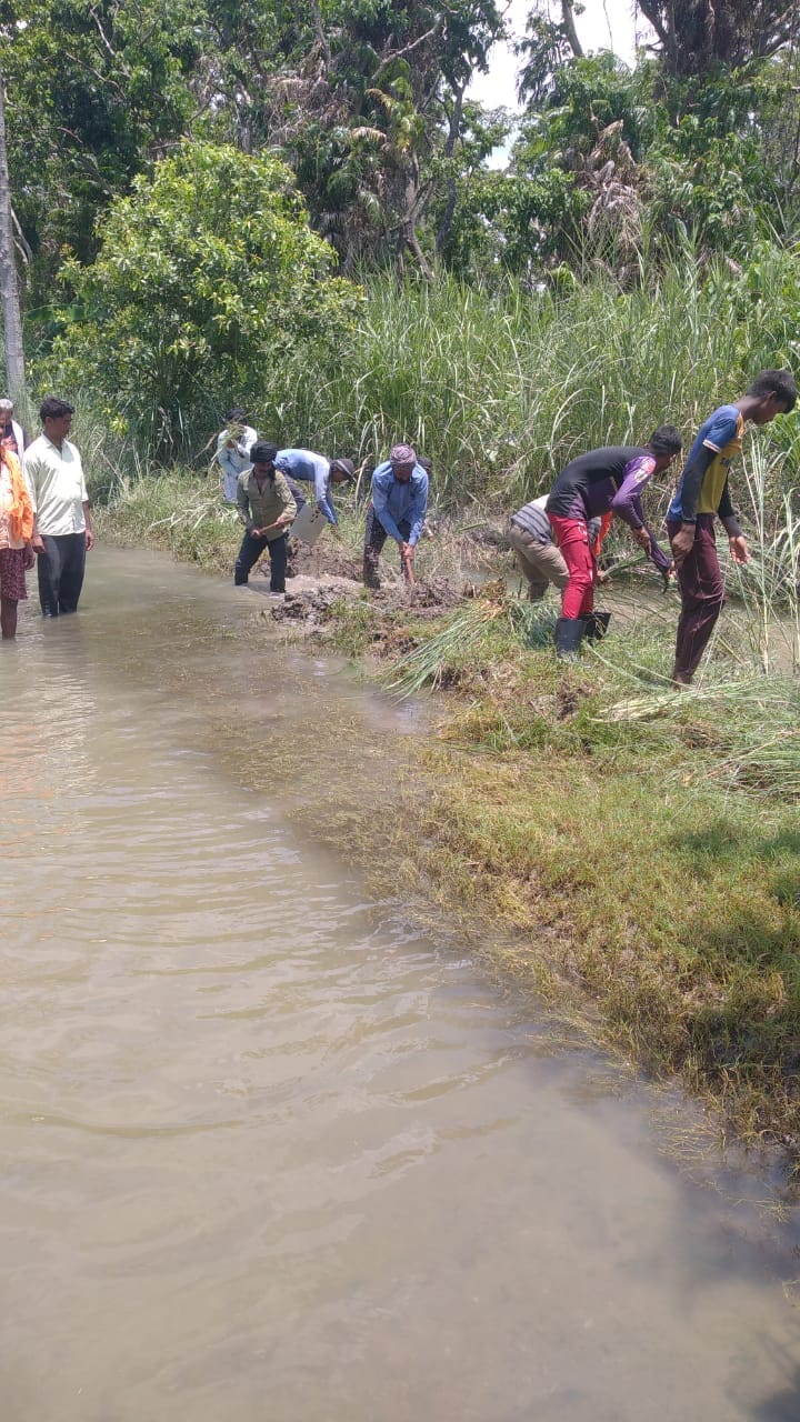 People themselves came forward to get rid of waterlogging