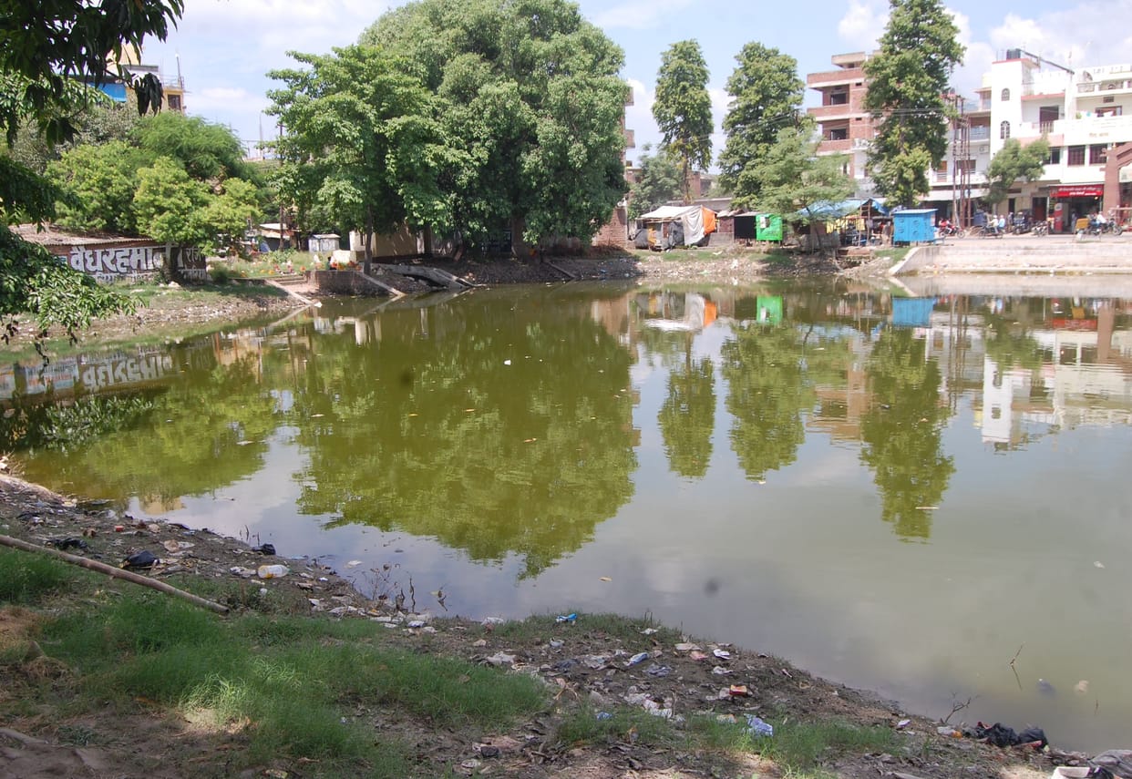 Ponds were beautified, but not maintained
