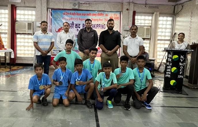 Kendriya Vidyalaya became number one champion in Under-14 and Under-19 group