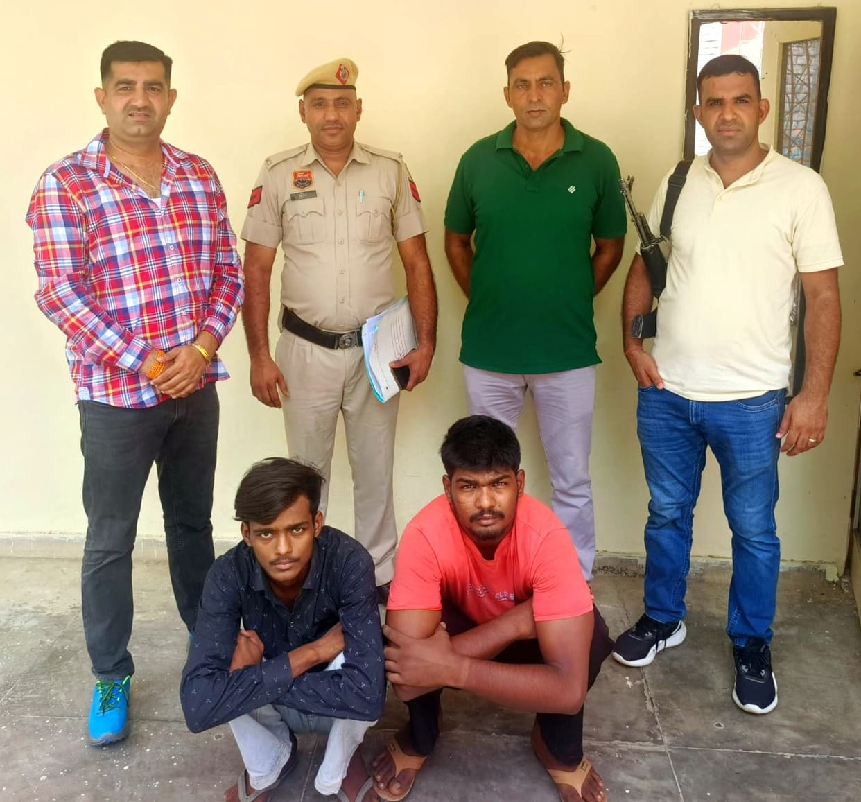 Two newborns arrested for stealing from home