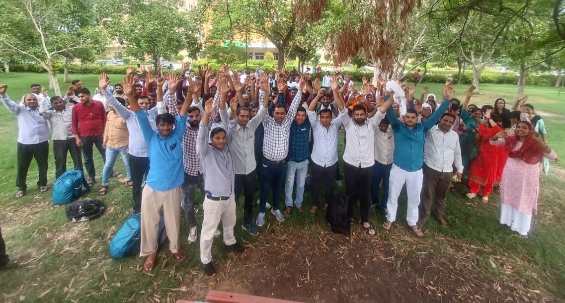 Expressed anger over not getting salary for two months