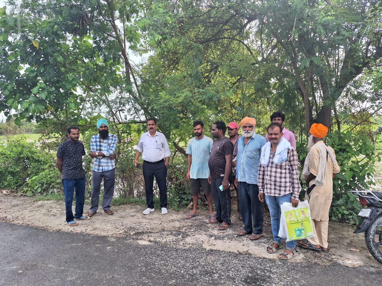 1.43 lakh cusecs of water again passed from Banbasa Barrage into Sharda river