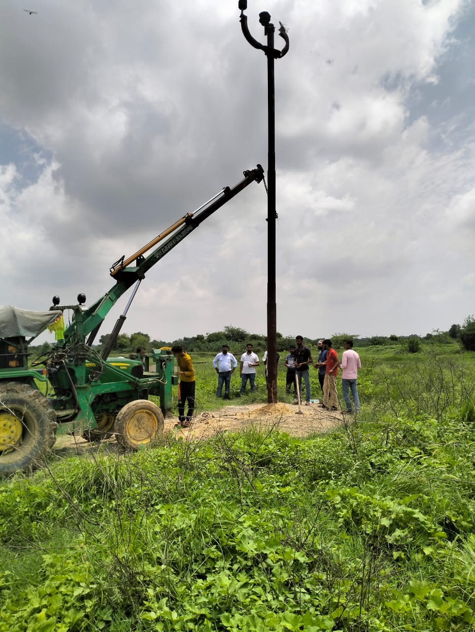 22 electric poles broken in the storm, supply stopped for 16 hours