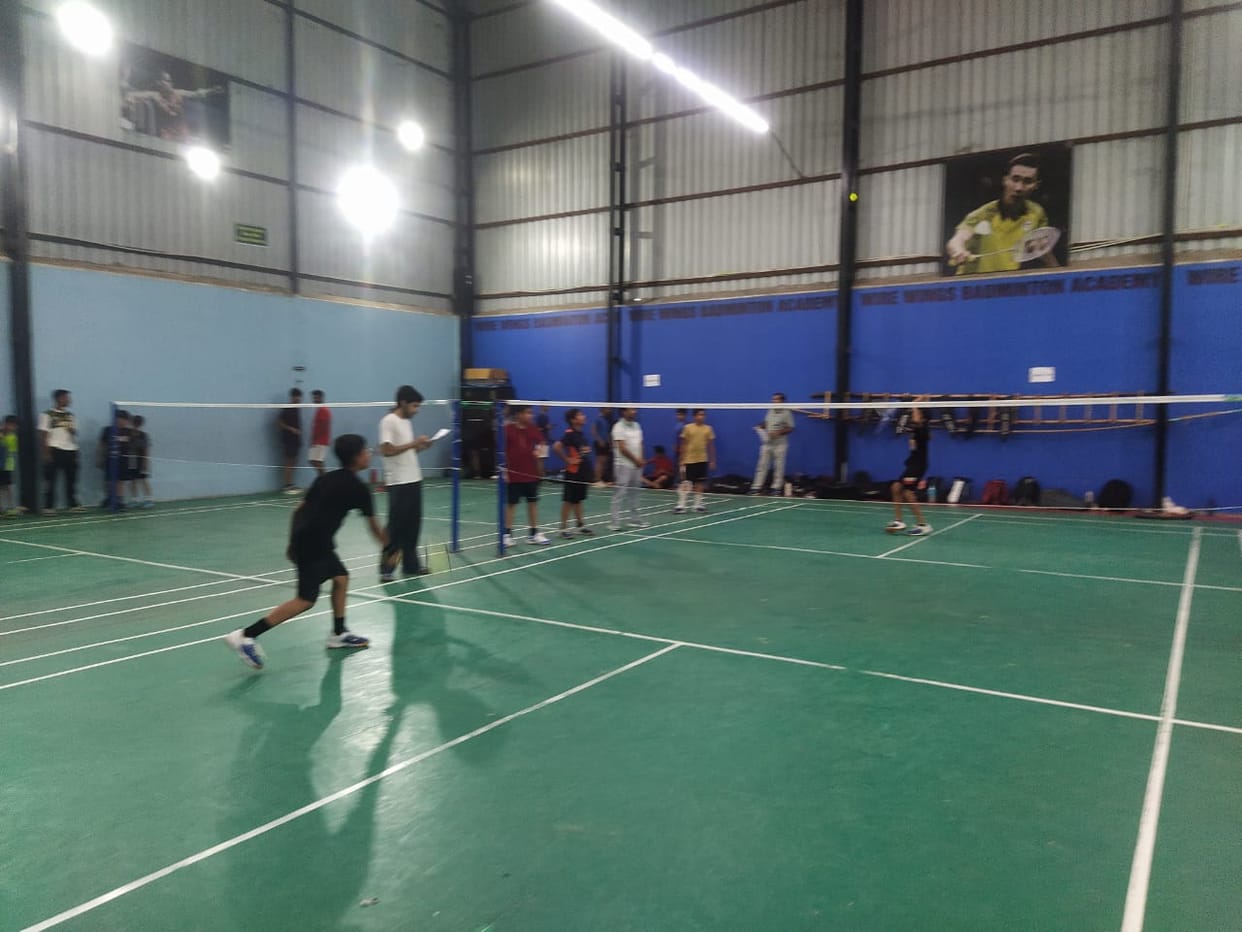 District badminton competition started