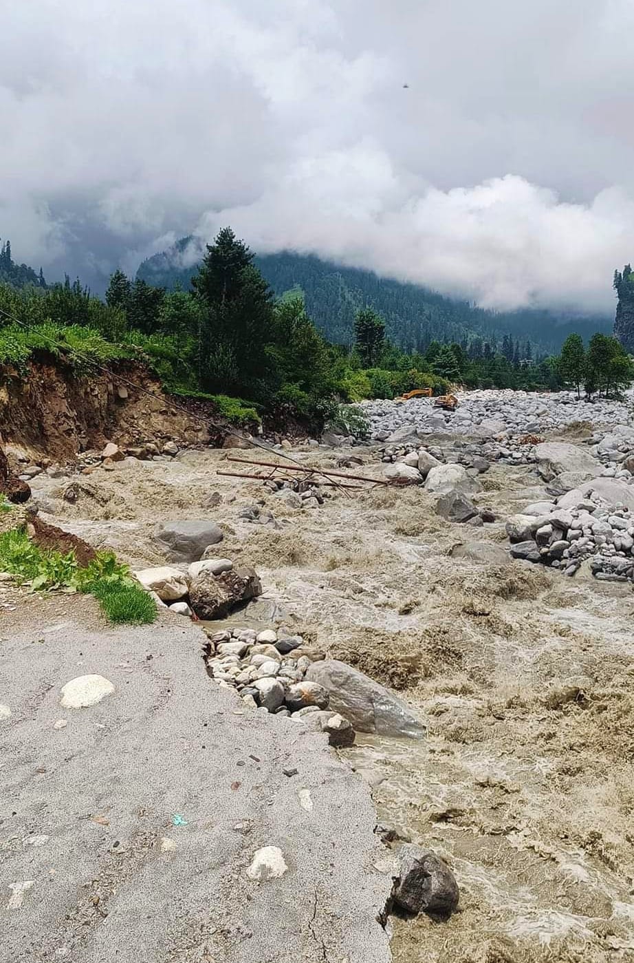 Flood in Palchan, five houses evacuated, 63 people sent to safe place