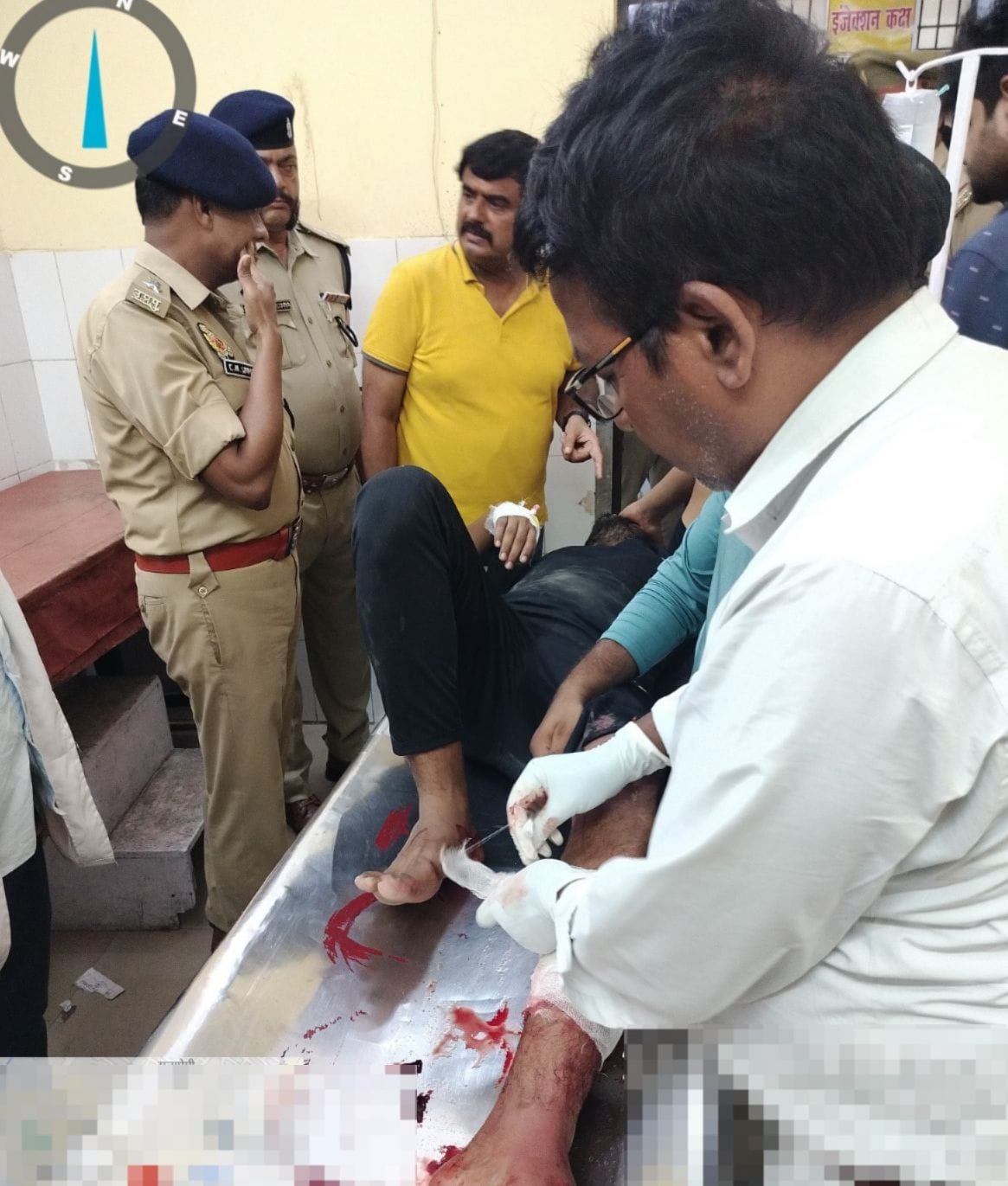 Encounter with miscreants, one shot, four arrested