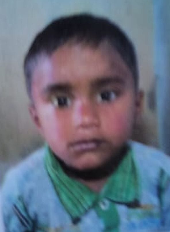 Child dies by drowning in a pond