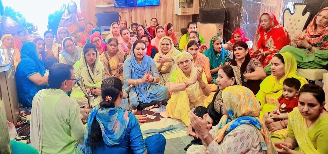 Devotees were forced to dance with the songs