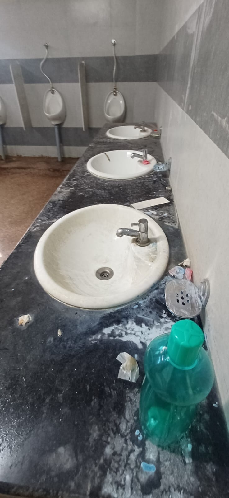 Subdivision office became a victim of filth