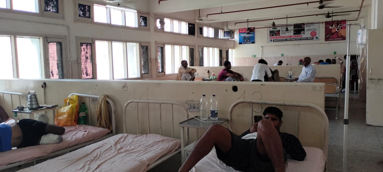 Health services faltered due to strike of nursing staff officers along with NHM workers