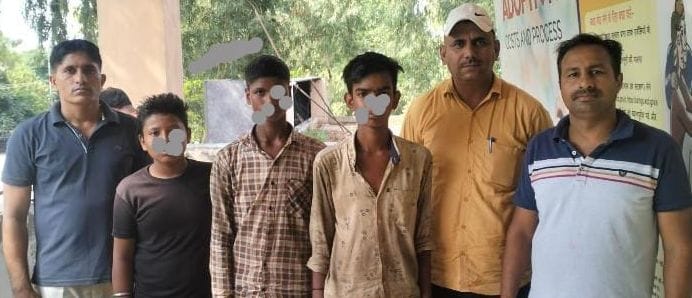 They were making minor children work for nine hours by paying only Rs 20 a day.