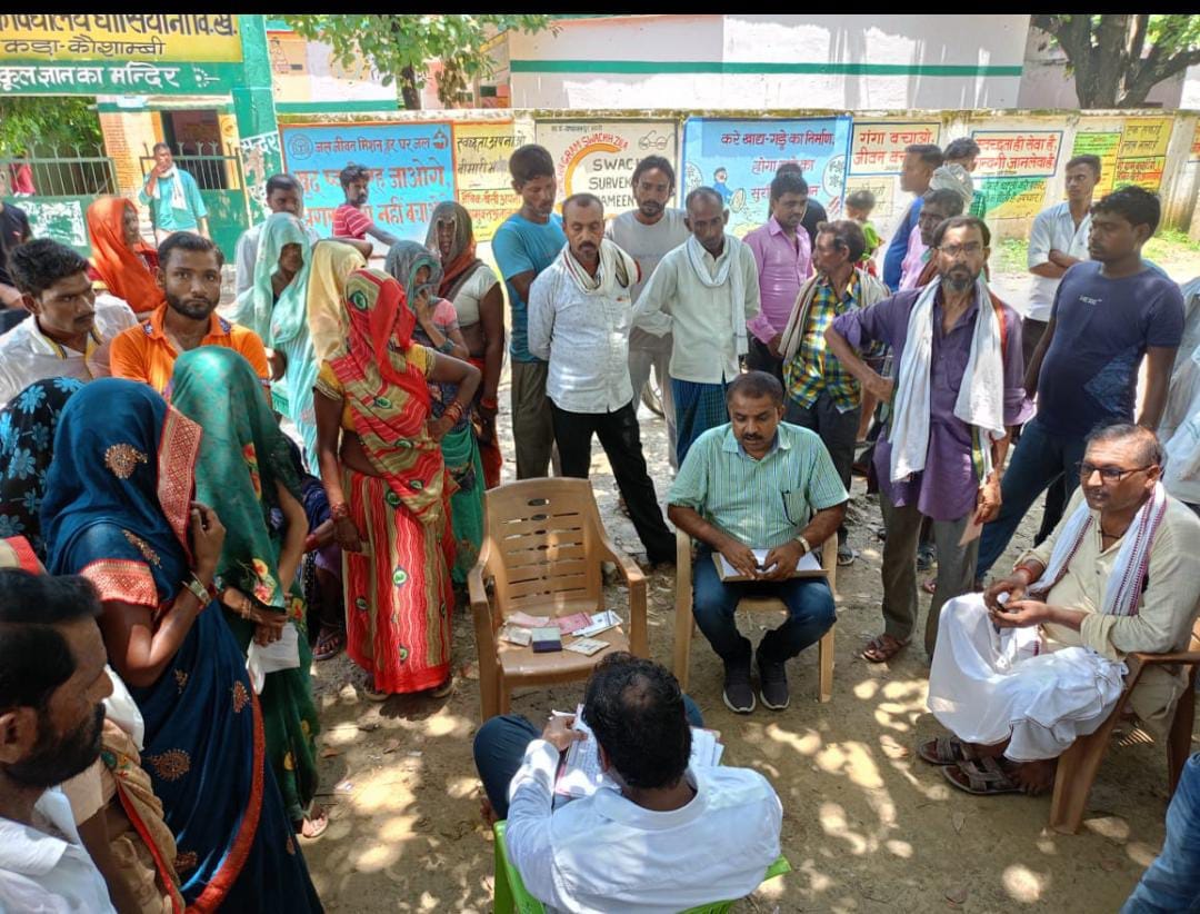 Team of officers arrived to investigate ration shortage, commotion