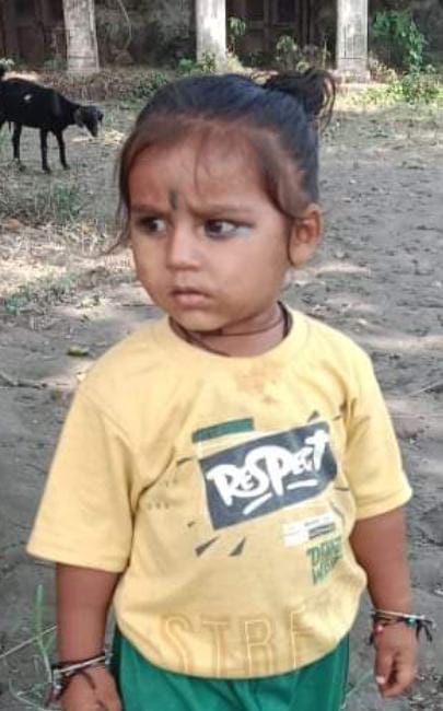 An innocent child playing outside the house was bitten by a snake and died