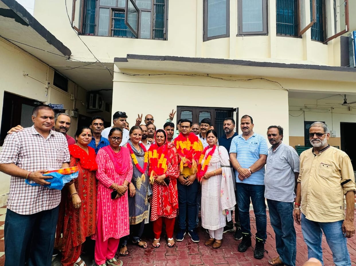 Shock to Congress in Sujanpur, BJP captures the post of Municipal Council President