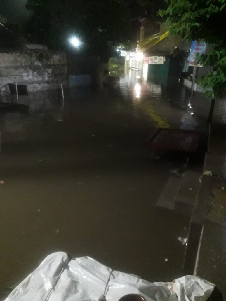 शाजापुर में जलभराव की स्थिति