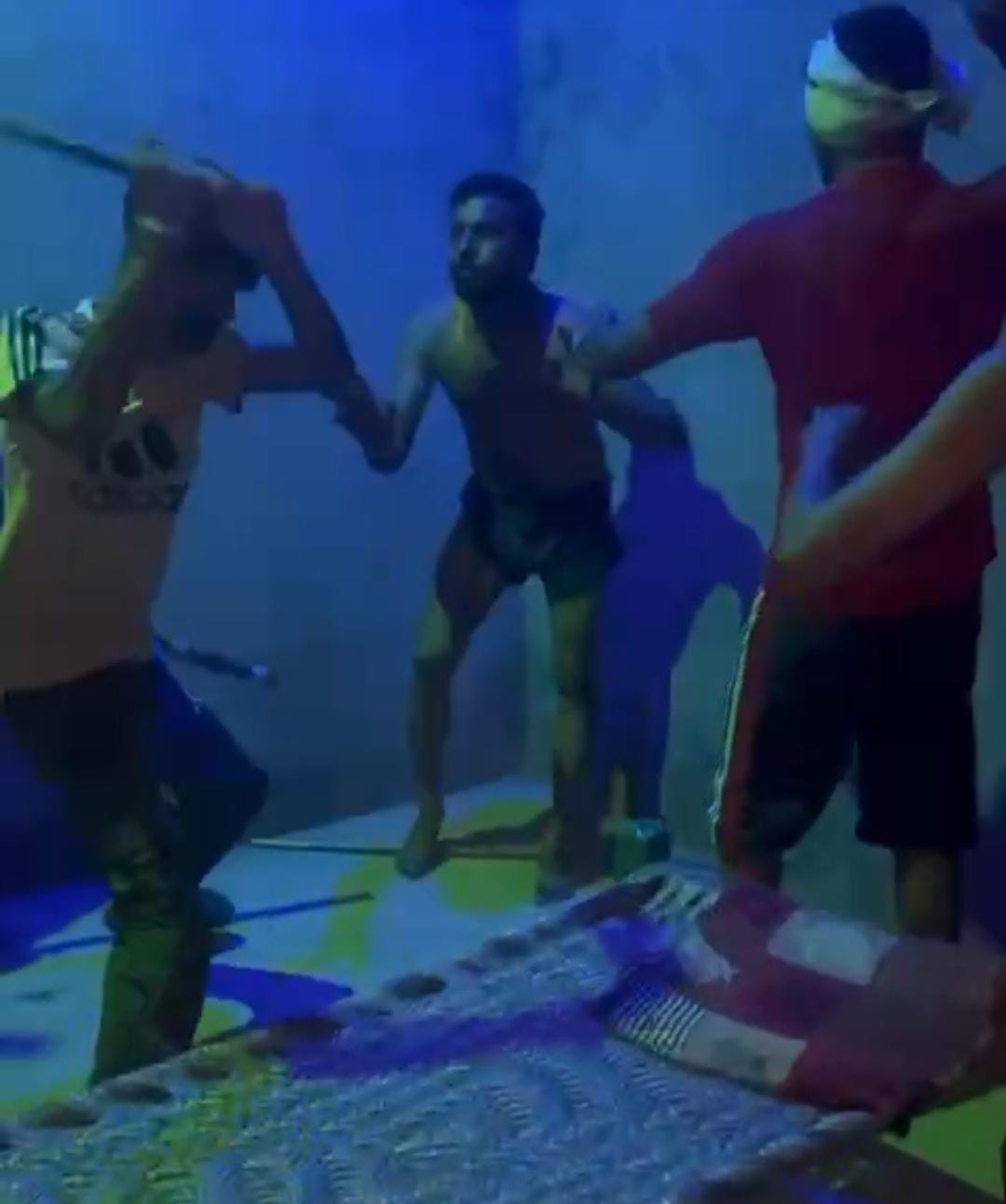 Report filed against ten for beating a semi-nude youth with sticks