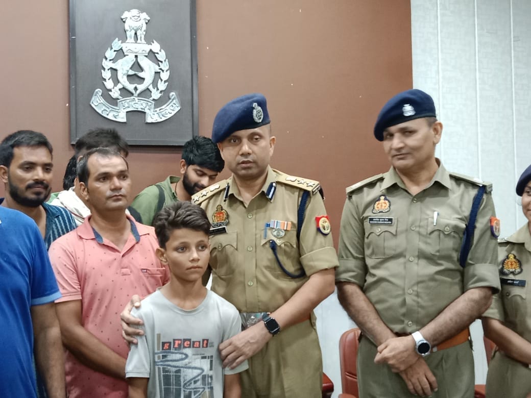 Kidnapped child found within 24 hours, miscreant injured in encounter